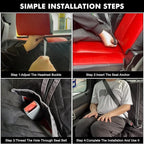 sportuli Dog Car Seat Cover Replace for Ford F150 and Dodge Ram 1500, 600D Oxford Cloth Heavy Duty Waterproof Non Slip Pet Truck Back Bench Seat Cover, Fit for All Full-Size Trucks (Full-Size Truck)