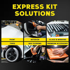 Meguiar's Drive-Thru Car Wash Express Touch-Up Kit - The Perfect Car Detailing Kit for Touching Up After Running Through an Automatic Car Wash or After Washing Your Ride at Home, Clean Inside and Out