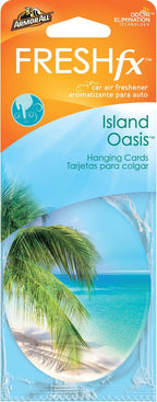 Armor All Fresh fx Car Air Freshener Hanging Card – Island Oasis Scent (3 Count)