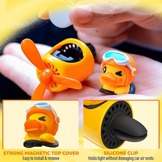 Car Dіffusеr Air Freshener Car Decor - Air Freshener Diffuser Duck Саr Accessories Duck Аіr Freshener Vent Accessories Cute Diffuser - Cute Аir Frеshеnеrs for Саr Decorations
