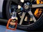Meguiar's Hot Rims Black Wheel Cleaner, Deep Foaming Gel Specially Formulated to Effectively Clean Matte, Gloss, Satin, and Chrome Black Wheels, 24 Oz Spray Bottle