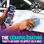 Chemical Guys HydroSlick 8 oz with 2 Applicators - Long Lasting Ceramic Coating Sealant for Cars, Trucks & More - Provides Extreme Gloss and Protection - WAC241