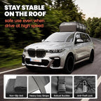 Asinking Car Rooftop Cargo Carrier Bag - 100% Waterproof Heavy Duty Car Roof Luggage Carrier 15 Cubic Feet, Fits All Vehicles with/Without Roof Rack - Easy Install & Triply Reinforced for Secure Use