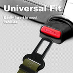Plutus Pet Dog Seat Belt for Car, Adjustable Dog Car Harness with Carabiner Clip, Reflective Safety Dog Seatbelt Leash with Elastic Bungee, Ranger Green