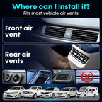 Smart Car Air Purifier Ionizer - Compact, Filter-Free Odor Eliminator for Smoke, Pet Odors and VOCs, Auto On/Off, Silent Operation, Universal Vent Clip Air Freshener for Car, Home, Office Use by Yakry