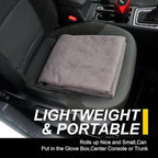 Back Seat Cover for Car Trucks Van SUV,Waterproof Rear Bench Towel Seat Covers for Dogs and Kids,Automotive Backseat Protector (Grey)