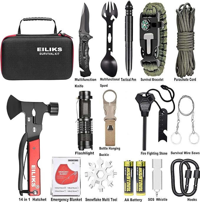 Gifts for Men Dad Him Birthday Christmas Fathers Day, Cool Gadget/Survival Gear and Equipment, Unique Camping Hunting Hiking Outdoor Gear, Gift Idea for Valentines Day Boyfriend Boys Stocking Stuffer