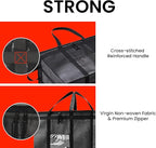 NZ home Insulated Bags for Food Delivery (3XL) Grocery Shopping Cooler Bag, Pizza Delivery, Hot & Cold Catering Tote, Reusable, Foldable & Heavy Duty (Blue)