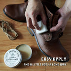 SALTY FISH All-Natural Leather Conditioner and Cleaner,Made with Mink Oil Beeswax,Protect Soften Waterproof Leather Furniture,Car Seats,Shoes,Boots,Bags (7.5 Oz)