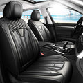 Fit Tucson Car Seat Covers Compatible with Hyundai Tucson 2010-2026, Premium Leather Breathable, Wear Resistant, Airbag Compatible, All-Weather Protection & Full Coverage, Full Set All Black