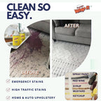 Whip-It All Natural Enzyme Cleaner Stain Fighting Kit - Professional Strength Stain Remover Spray 32oz and Concentrate Multi-Purpose Stain Remover 32oz - Made in the USA