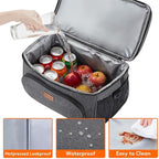 Lifewit Insulated Cooler Bag, 32/48 Can Large Leakproof Beach Cooler, Lightweight Portable Double Layer Soft-Sided Travel Ice Chest for Camping, Kayaking, Road Trips, Grocery Shopping