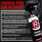 Adam's Polishes Interior Detailer Gallon (Cedarwood) - Total Car Interior Cleaner, Protectant & Dressing | All Purpose Cleaner & Leather Conditioner | Vinyl, Dashboard, Screen, Seat Cleaner & More
