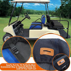 Golf Cart Front Seat Cover Kit, Fit for Club Car DS OEM Ordinary Seat Cushion, No Need to Use Gun Nails, Golf Cart Washable Seat Cover, Cool in Summer and Warm in Winter