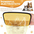 Pet Hair Remover, Electrostatic Pet Hair Removal Gloves, Reusable Cat & Dog Hair Removal Tool, 2025 Upgraded Pet Grooming Gloves for Couch, Furniture, Carpet (2 Pack)