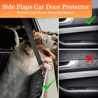 Mancro Floor Dog Hammock for Truck with Flip Up Rear Seats, Waterproof Truck Dog Seat Cover Back Seat with Mesh Window, Compatible with F150, Chevy Silverado & RAM, Black