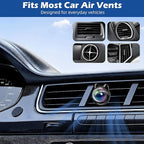 Longevity Car Air Freshener,Cute Cat shaped Vent Clip Car Diffuser with 3 Essential Oil Refills, Long Lasting Car Vent Air Freshener, Cute Car Accessories Gift for Women Men,New Car