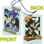 Sonic The Hedgehog Let's Go Cardboard Hanging Air Freshener for Auto or Home-Ginger Scent
