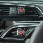 Record Player Car Vent Clips Air Freshener Retro Style Album Cover Car Air Conditioning Outlet Clip Fragrance Diffuser Car Interior Decoration Accessories, Black