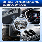 Ultimate Car Scratch & Trim Restoration Kit - Erases Scratches, Revives Faded Black Plastic, Vinyl & Rubber to Restore a Like-Deep Shine, Plastic Refurbishment