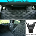Dog Seat Covers for Back Seat, Dog Car Seat for Tesla Model 3, 100% Waterproof Pet Seat Cover Protects from Scratches, Scuffs, Hammock for Tesla with Mesh Window & Headrest Protection