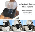 Car Neck Pillow Adjustable Up and Down Style 2 Pack,Car Headrest Pillow for Neck Support Relieves Driving Fatigue, Soft Memory Form and Ergonomic Design Fits Most Heights and Car Seats (Black)