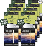 Enviroscent Non-Toxic* Car Air Freshener Auto Stix® - Scents Made Safer - Enjoy Fragrance Lasts Up to 480 Days - Includes Auto Stix® Diffusers & Elastic Loops - Black Vanilla & Mandarin (Pack of 8)