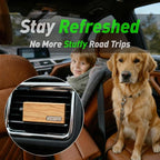 4 Packs Pine&Sage Scented Natural Wood Vent Clips,【No More Stuffy Air】 Odor Eliminator Car Scents Air Freshener Refills, Long Lasting Fragrance Diffuser, SUV Essentials Gift for Men