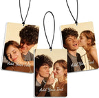 Bemaystar Custom Air Fresheners with Picture – Custom Double Sided Photo Car Air Freshener, Personalized Air Freshener for Car Wardrobe Bathroom and Hanging Ornaments (Rectangle)