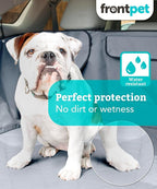 FrontPet SUV Cargo Liner for Dogs - Water-Resistant Pet Trunk Cargo Cover Mat for SUVs and Sedans with Bumper Flap Protector, Trunk Cover, Non-Slip Liner, (35" X 40") Upgraded 2025