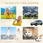 Custom Air fresheners with Picture,Personalized Air Freshener for Car,Cute Hanging Car Air Fresheners for Women,Double-sided Photo Printing Hanging Car Scents 30 scents available