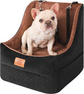 Dog Car Seat for Medium Dogs – Premium Pet Booster Seat with Two Pet Safety Belts, Detachable Washable Cover Non-Slip Base, Portable Dog Travel Seat for Road Trips & Daily Errands Up to 35lbs