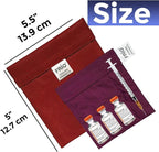 FRIO Cooling Wallet - Insulin Cooler for 45+ Hours of Stress Free On The Go - Red - Small