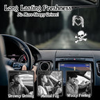 9 Pcs Skull Car Air Fresheners Horror Goth Punk Skeleton Crossbones Incense Chips Scented Diffuser Rearview Mirror Hanging Pendant Ornaments Cool Halloween Decor Automotive Interior Accessories Gifts