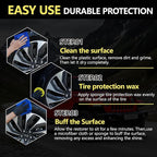 Ultimate Car Plastic and Trim Restorer – Back to Black Restores Faded Trim, UV Protection, Long-Lasting Ceramic Coating, Non-Greasy Formula for Interior and Exterior