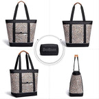 Insulated Cooler Bag Reusable Grocery Tote Bags Transport Large Lunch Box for Women