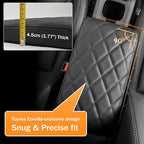 Corolla Center Console Cover/Pad Fit 2020-2023 2024 2025 2026,Faux Leather Toyota Corolla Armrest mat,Posture Improving Support Cushion,Protector Console,Waterproof, Wear-Resistant