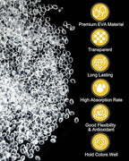 3LB Unscented Aroma Beads for Car Freshies, Clear Gel Crystal No Fragrance, DIY Homemade Natural Eva Beads Bulk