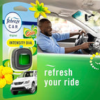 Febreze Car Air Freshener, Odor-Fighting Automotive Vent Clip, Scented Car Accessories, Long Lasting for Strong Odors, Gain Original Scent, 4 Count
