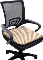 LACDL Beaded Car Seat Covers for Cars, Cooling Bead Seat Cover for Trucks & SUVs - Auto Ventilated Seat Cooler Pad, Natural Wood Breathable Beads - Sweat Protector for Summer, Burlywood
