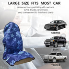 Car Seat Covers 2pcs Waterproof Towel Car Seat Cover Universal Fit for Most Trucks SUV Fitness Athletes Pets Gym and Water Sport，Conch Shells Starfish