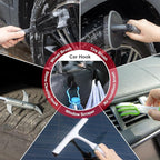 46Pcs Car Wash Cleaning Kit with Foam Gun Sprayer Detailing Brushes Car Vacuum Collapsible Bucket Windshield Cleaning Tool Tire Brush Towels Complete Interior Exterior Detailing Set for Car