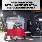 Chemical Guys ‎ACC1001R Creeper Rolling Bucket Dolly for Car Washing, Detailing, Garage & More (Pack of 3)