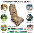 Waterproof Sweating Car Seat Cover for Post Gym Workout, Running, Swimming, Beach and Hiking, Universal Fit Non-Slip Bucket Seat Protector for Cars SUV Trucks, Machine Washable (Jaguar)