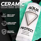 PROTECT Ceramic Coating Spray | 12 Month SiO2 Protection | Car Truck Boat RV Motorcycle | Clean Shine Protect Paint Glass Trim | Hydrophobic UV Shield | Easy Spray & Wipe | USA Made | 16oz