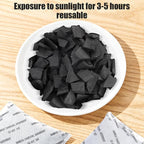 30Pcs Activated Charcoal Bags, Multi-Use Charcoal Odor Absorber Air Freshener, Shoe Deodorizer for Home Car Cabinet Basement