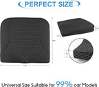 Car Seat Cushion, Comfortable Memory Foam Seat Pillow for Driving, Sciatica-Back Pain Relief, Cushion for Car-Truck, Office, Wheelchair - Mesh Black