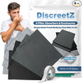 Flatulence Neutralizer Seat Pads, Activated Charcoal Odor Absorber Seat Cushion Pad for Office, Home, Car, Truck & SUV Automobiles. Carbon Filters Absorb Smell to Keep Air & Seating Fresh, 4 Pack