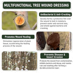 Tree Wound Sealer & Dressing, 500g Tree Pruning Sealer for Cut, Damaged Bark, Grafting – Effective Tree Repair Sealant for Shrub, Bonsai, Rose, Orchard | Horticulture Grade Seal Formula