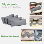 Marsheepy 6 Pack Shoe Odor Eliminator Bags, Boxing Glove Deodorizer, Absorbs Stink and Moisture, Grey Stick Odor Absorbers for Shoes, Gloves, and Sports Gear